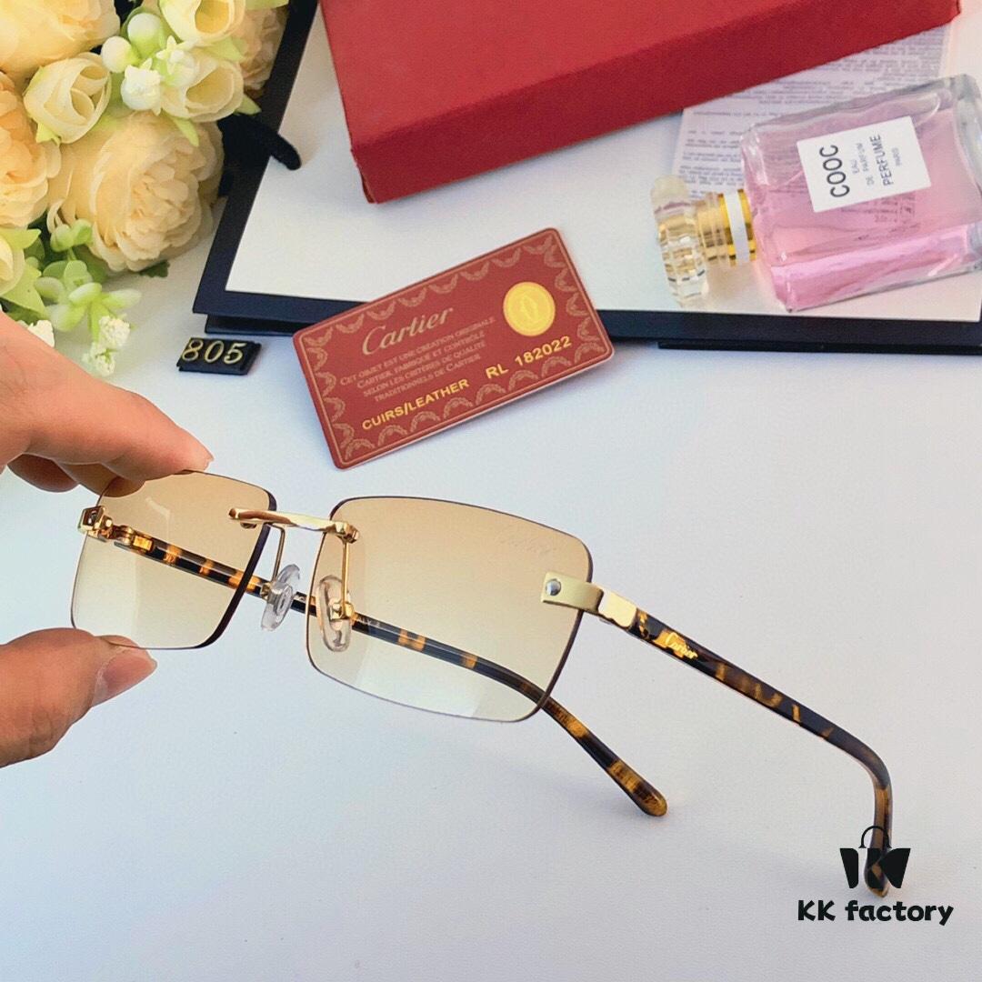 6931fc7d3a89a121ed54cf50 Cartier 2024 New Arrival Cut-Edge Fashion Frameless Sunglasses Unisex UV Protection Shades