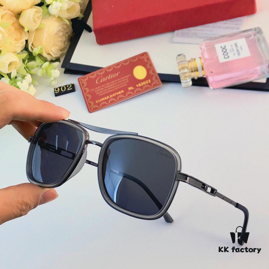 6931fc7e3a89a121ed54cf59 Cartier 2024 New Arrival Classic Steampunk Double-Bridge Sunglasses for Men, Retro Vintage Metal Sun Glasses for Driving