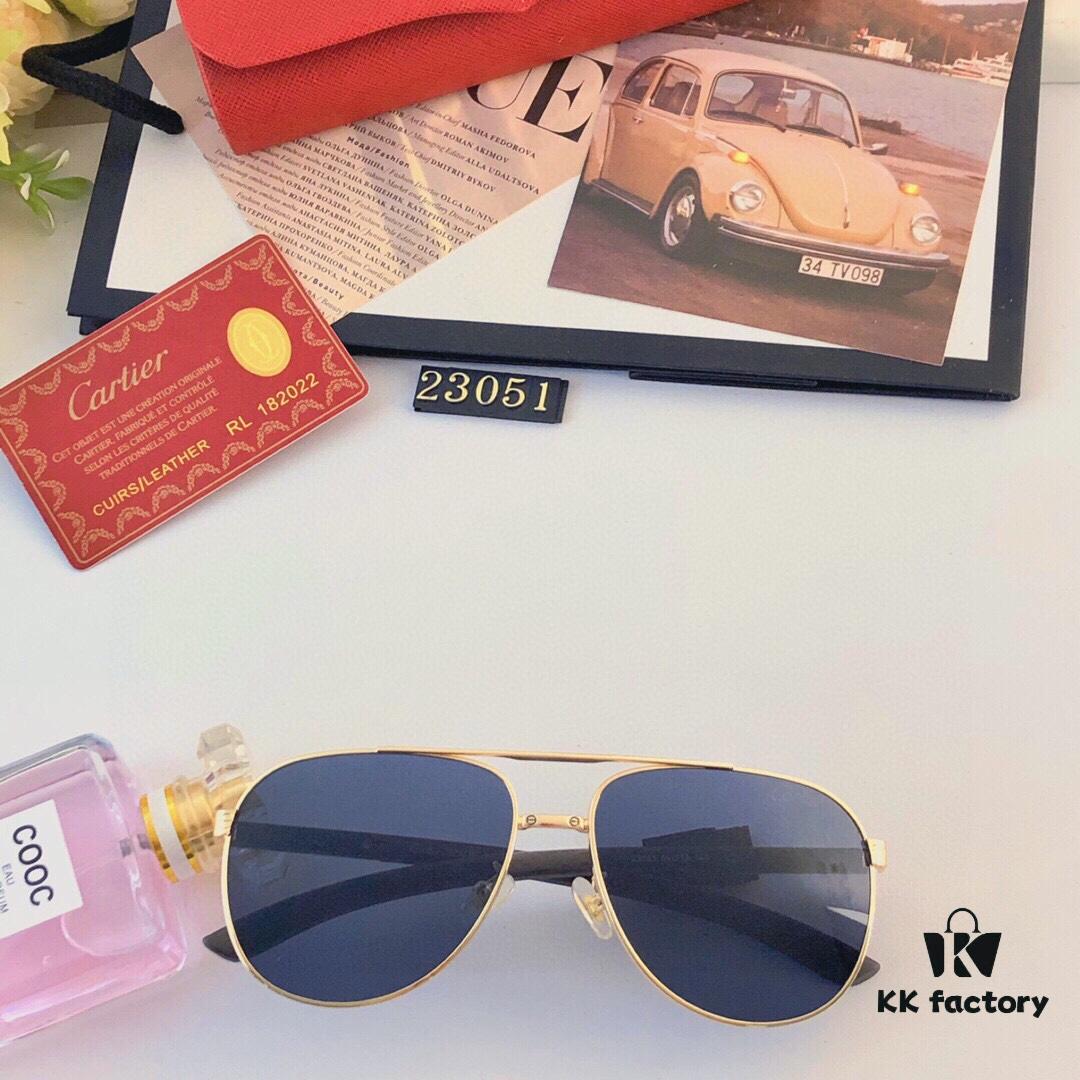 6931fc823a89a121ed54cf92 Cartier Classic Stylish Sunglasses, Fashionable Metal Double-Bridge Aviator Round Frame Sun Glasses, Trendy Ins Accessories