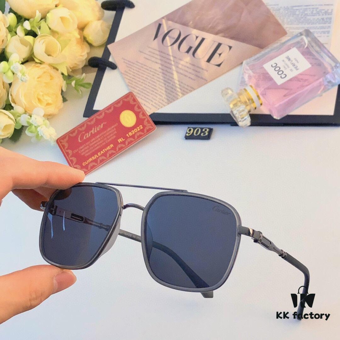 6931fc833a89a121ed54cf98 Cartier Men's Sunglasses 2024 New Model Polygonal Polarized Driving Sunglasses for Fishing and Driving