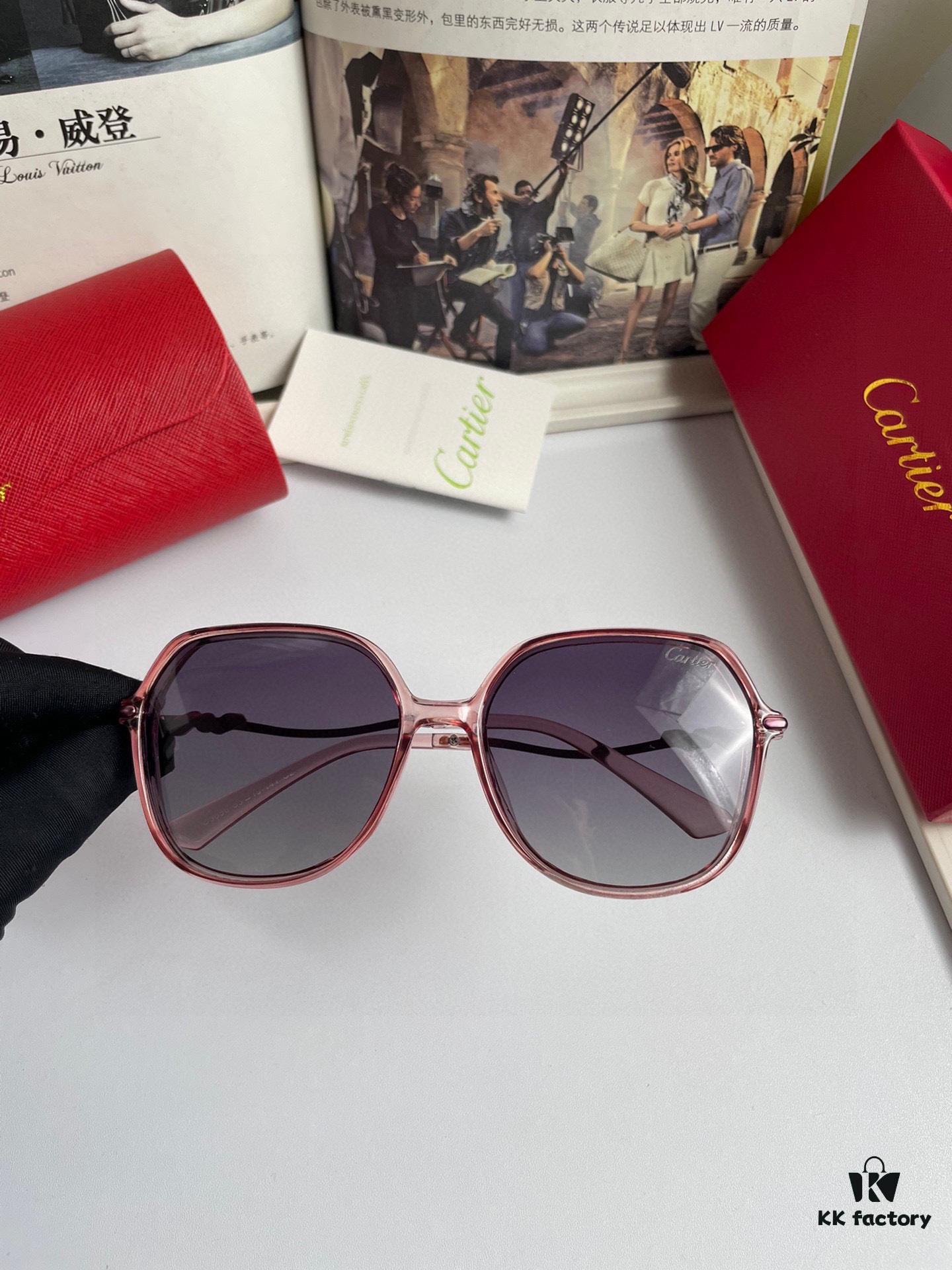 6931fc833a89a121ed54cf9f New Arrival Cartier Women's Sunglasses with PC Frame and Temples; Imported Bolle HD Polarized Lenses. Versatile Oversized Sunglasses That Are Flattering and Slimming