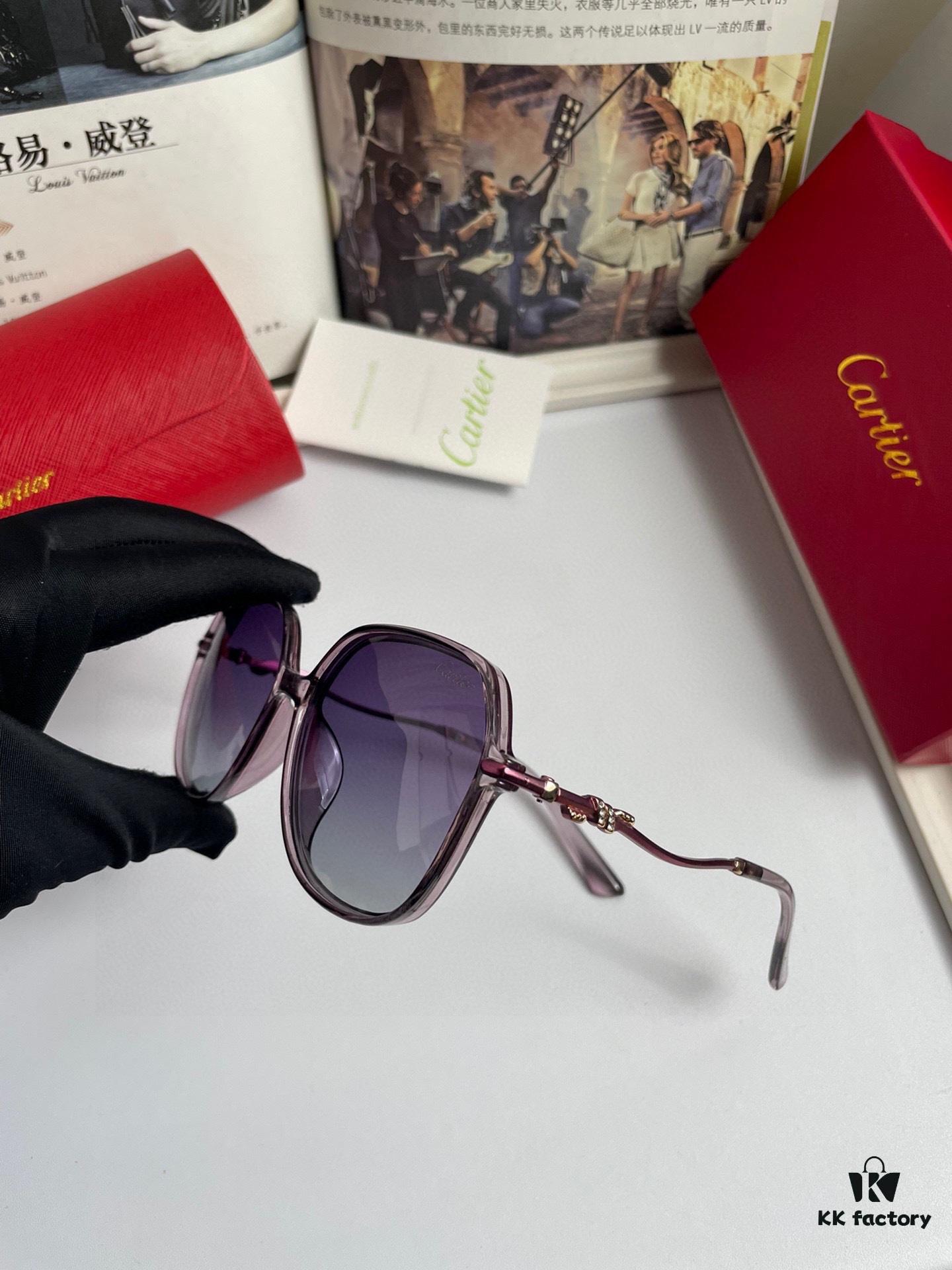 6931fc833a89a121ed54cfa2 New Arrival Cartier Women's Sunglasses with PC Frame and Temples; Imported Bolle HD Polarized Lenses. Versatile Oversized Sunglasses That Are Flattering and Slimming