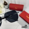 6931fc893a89a121ed54cfed Cartier France - Men's Lightweight Metal Frame Sunglasses with Polarized Lenses, Model 53704