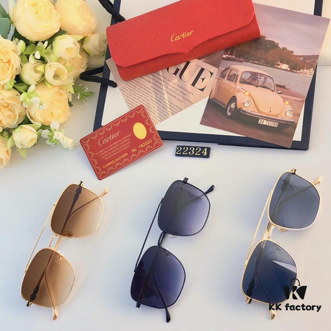 6931fc8b3a89a121ed54d00a Cartier Square Sunglasses, Stylish Streetwear Trendy Gold-Frame Sunglasses, Korean-Style Oversized Sun Glasses for Men