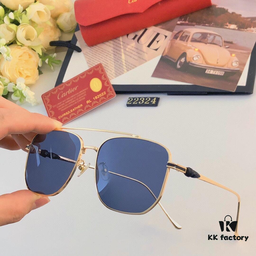 6931fc8b3a89a121ed54d00c Cartier Square Sunglasses, Stylish Streetwear Trendy Gold-Frame Sunglasses, Korean-Style Oversized Sun Glasses for Men