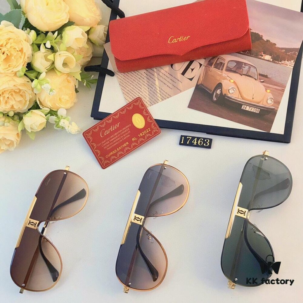 6931fc8c3a89a121ed54d012 Cartier New Unisex Sunglasses, Fashionable and Trendy Casual Shades for Driving and Outdoor Travel