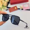Cartier New Classic Steampunk Style Sunglasses for Men, Retro Sun Metal Double Bridge Driving Glasses