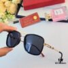 Cartier New Classic Steampunk Style Sunglasses for Men, Retro Sun Metal Double Bridge Driving Glasses