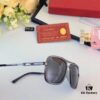 Cartier New Classic Steampunk Style Sunglasses for Men, Retro Sun Metal Double Bridge Driving Glasses