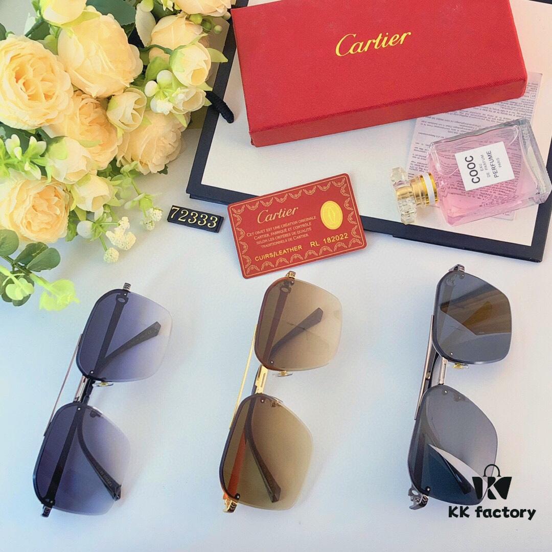 6931fc903a89a121ed54d048 Cartier New Polarized Sunglasses for Travel and Driving, Stylish Unisex Double-Color Square Frame Men's Sunglasses