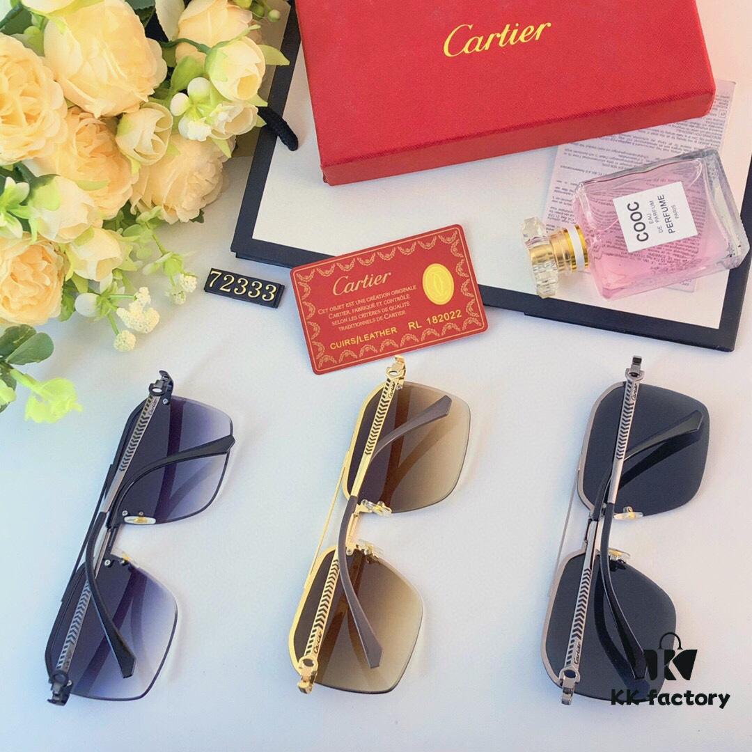 6931fc903a89a121ed54d049 Cartier New Polarized Sunglasses for Travel and Driving, Stylish Unisex Double-Color Square Frame Men's Sunglasses