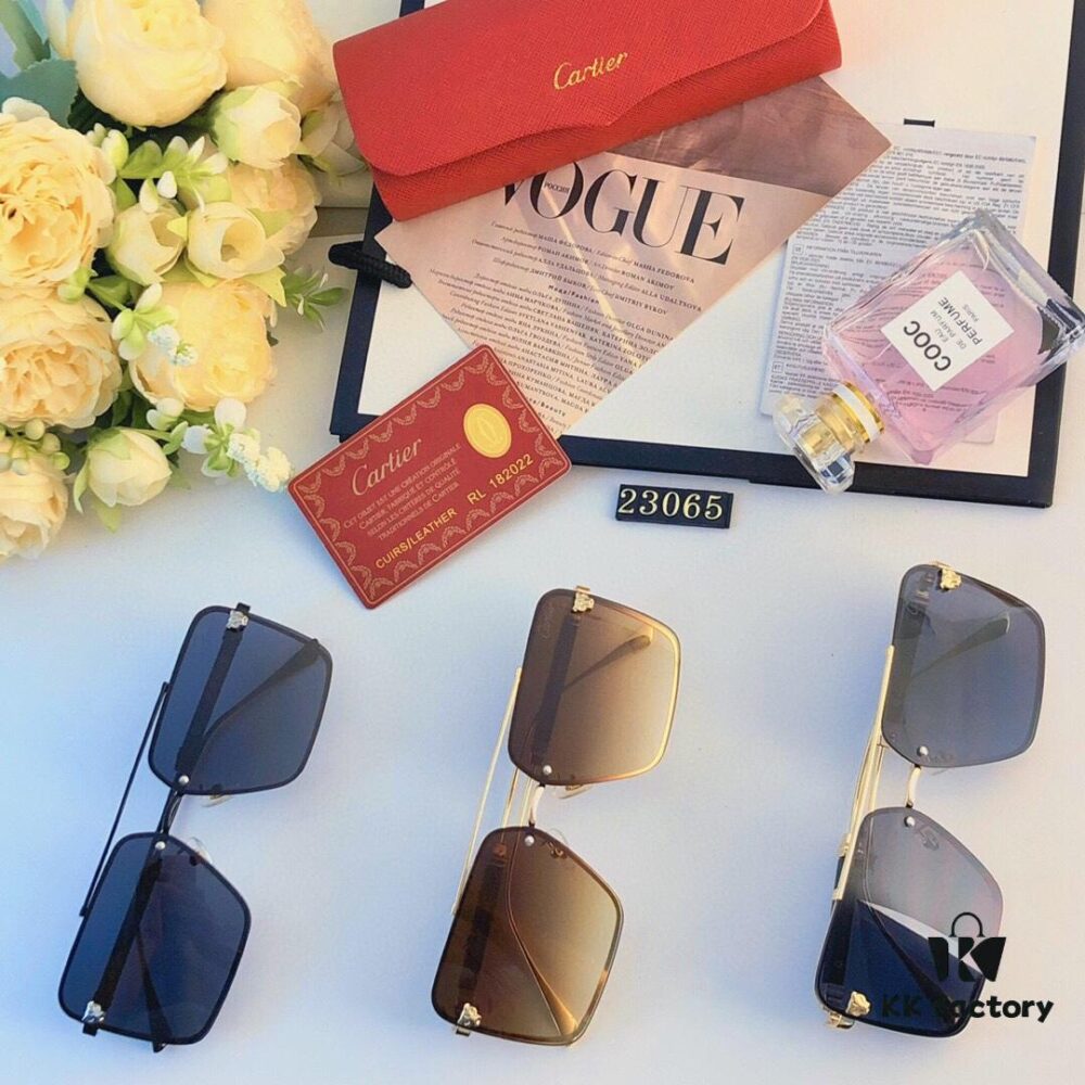 6931fc953a89a121ed54d090 Cartier New Fashion Metal Double-Bridge Sunglasses for Men, Square UV-Protection Driving Sunglasses for Outdoor Use