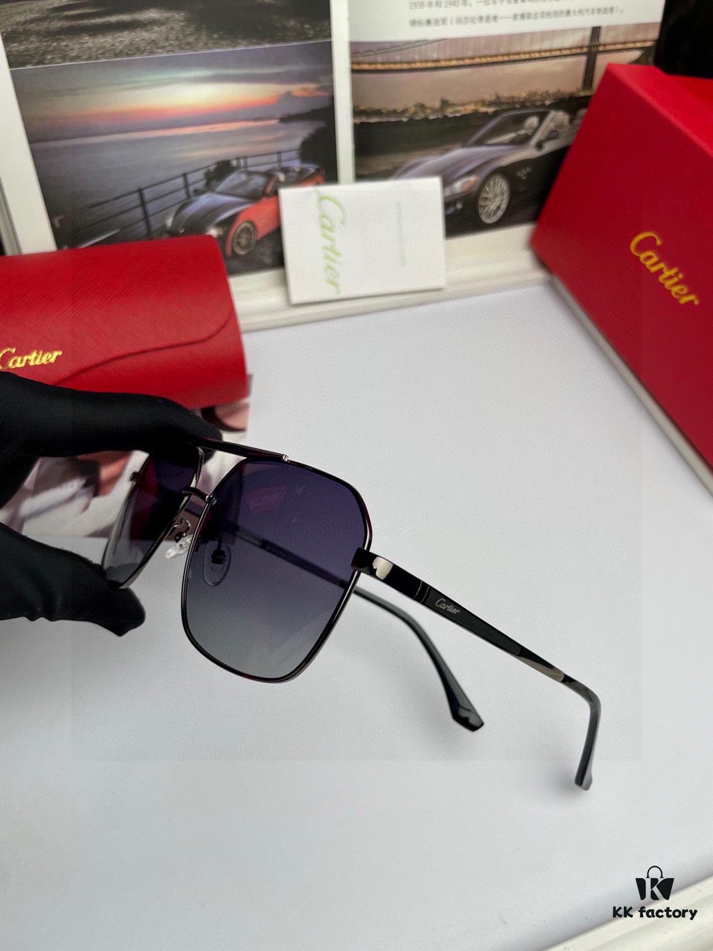 6931fc963a89a121ed54d09e New Arrival 💥 Brand: Cartier Unisex Polarized Sunglasses