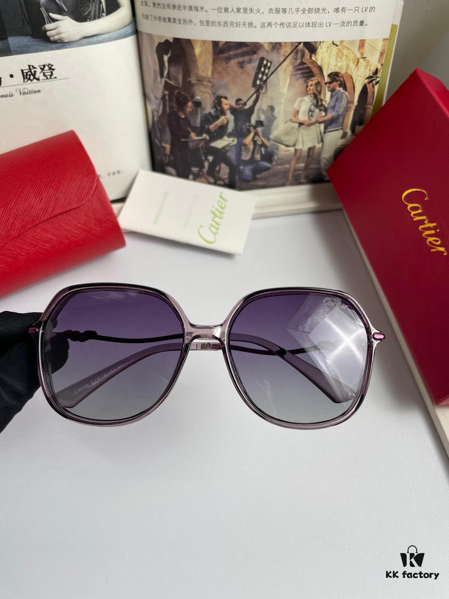 6931fc973a89a121ed54d0a5 New Women's Cartier Sunglasses with PC Frame and Temples; Imported Bolle HD Polarized Lenses