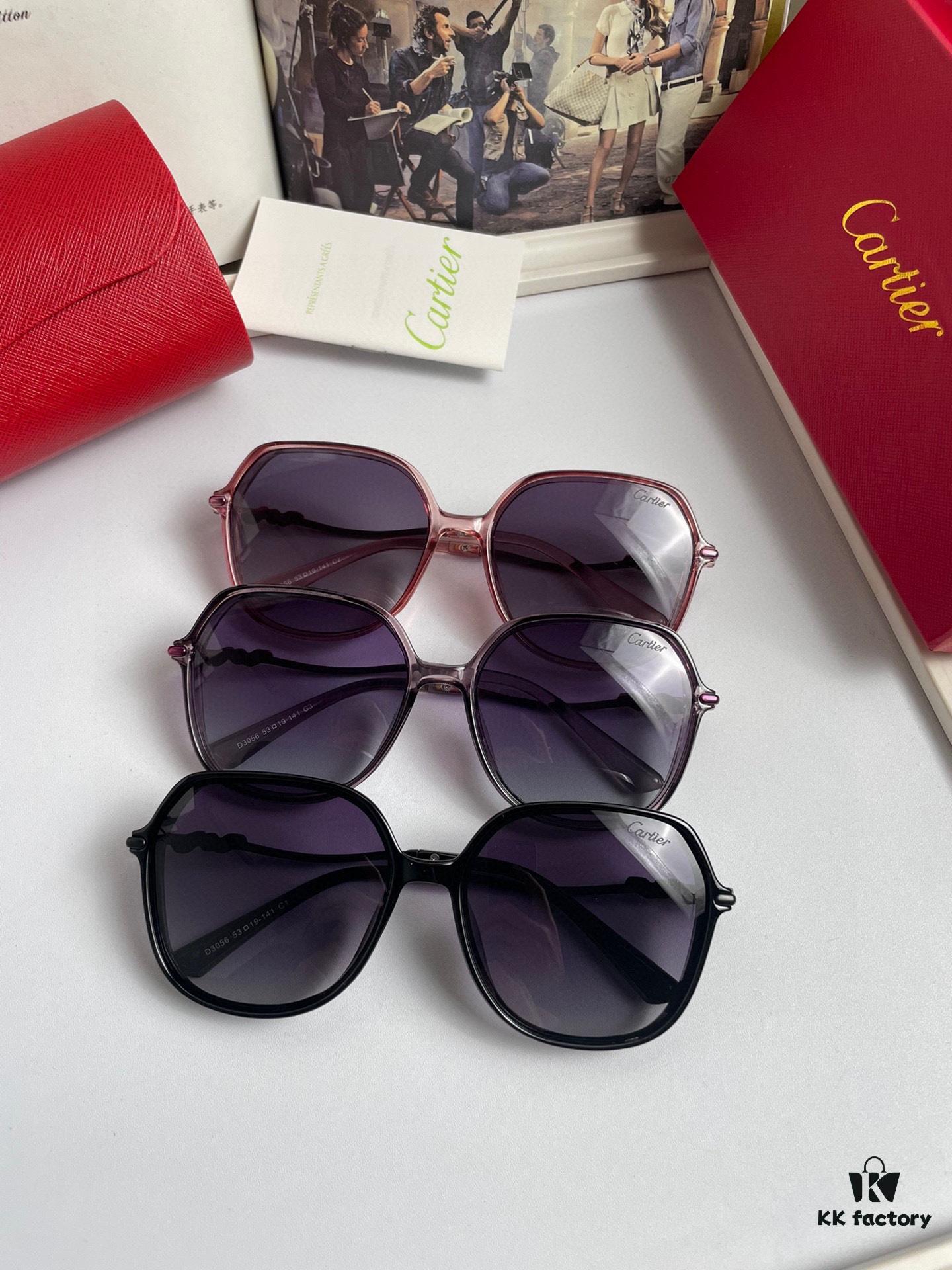 6931fc973a89a121ed54d0aa New Women's Cartier Sunglasses with PC Frame and Temples; Imported Bolle HD Polarized Lenses
