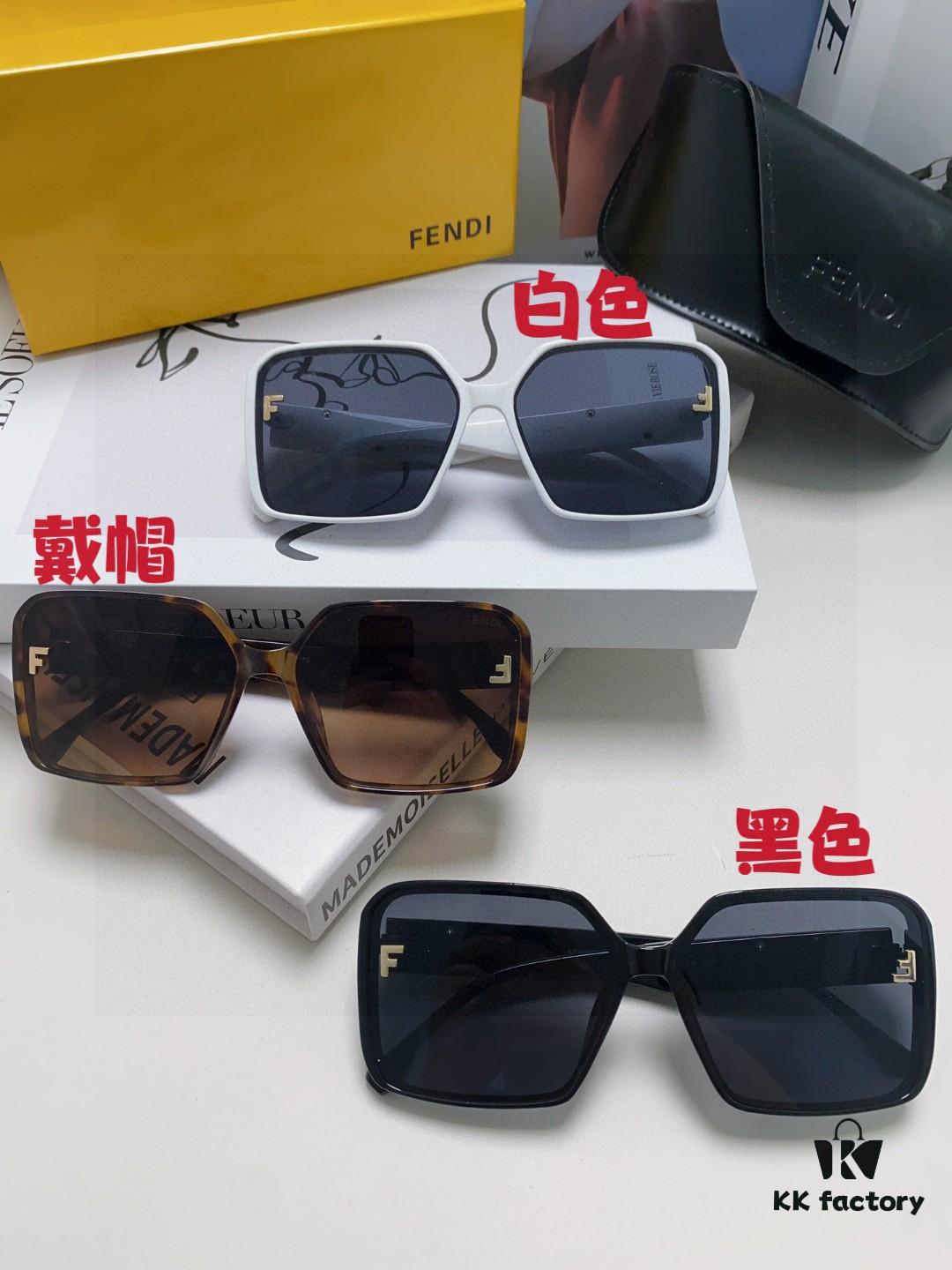 6931fc9f3a89a121ed54d109 Fendi 2025 New Arrival Trendy European and American Style Square Sunglasses for Women, High-End Fashion UV Protection Sunglasses In Stock