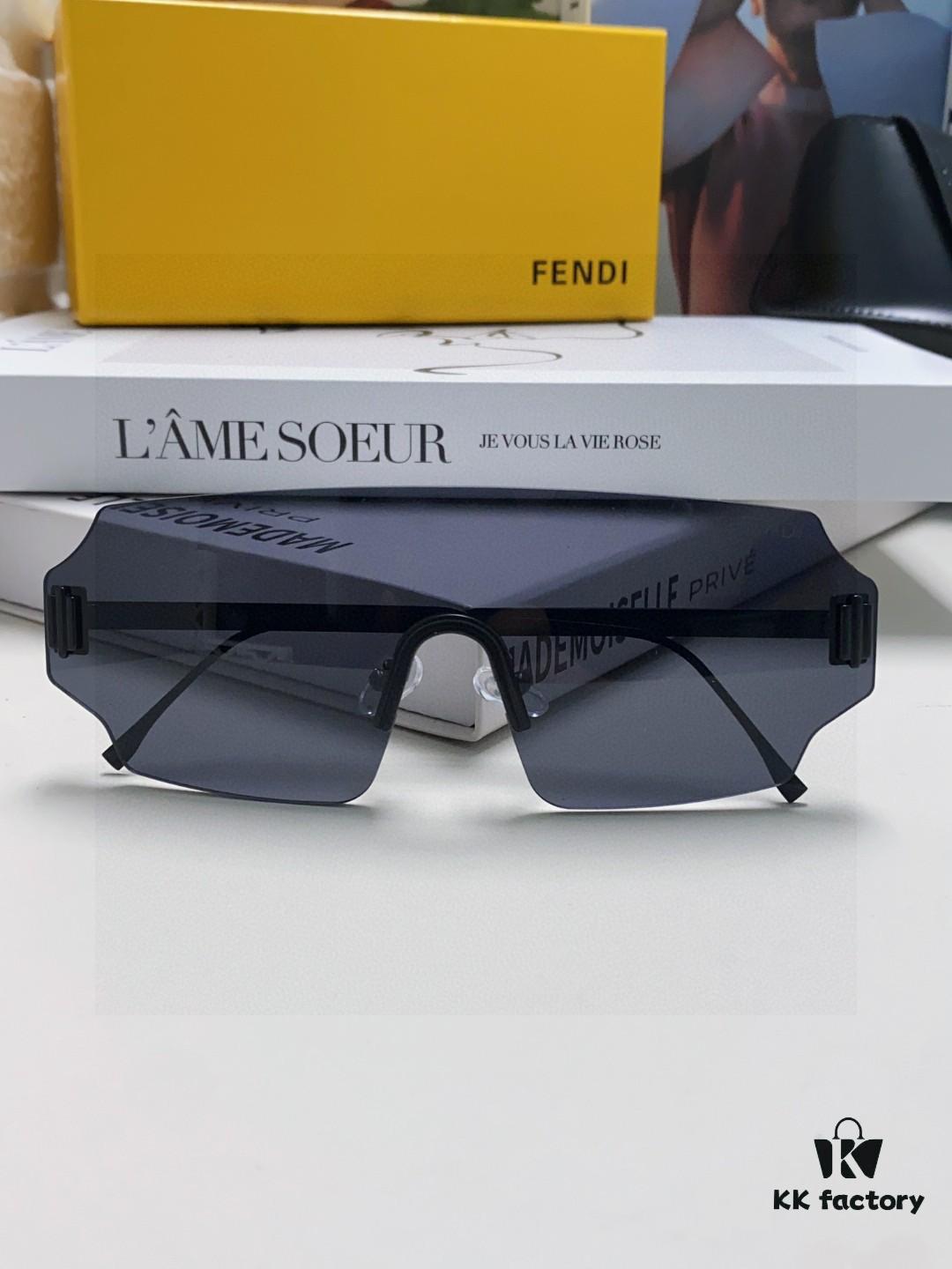 6931fca03a89a121ed54d11b FENDI 2025 New Arrival Men's Sunglasses Fashionable and Comfortable Mask-Style Windproof Sun Glasses One-Piece Frameless Ocean Lens Unisex Oversized Sunglasses European and American Style Trendy Windproof Eyewear