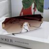 6931fca13a89a121ed54d11f FENDI 2025 New Arrival Men's Sunglasses Fashionable Comfortable Full-Face Windproof Sun Glasses Unisex One-Piece Ocean Blue Lens Oversized Frame UV Protection Eyewear