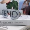 6931fca23a89a121ed54d133 FENDI 2025 New Arrival Men's Fashionable Full-Face Sunglasses, Frameless One-Piece Ocean Lens Unisex Stylish Oversized Windproof Sun Glasses