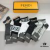 6931fca33a89a121ed54d13d FENDI Fen Di Double F Letter Best-Selling Short Socks (5 Pairs per Box)