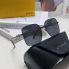 6931fca53a89a121ed54d156 Fendi 2024 New Large Round Oversized Metal Sunglasses for Women, Slimming UV Protection Polarized Sun Glasses
