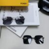 6931fca53a89a121ed54d157 Fendi 2024 New Large Round Oversized Metal Sunglasses for Women, Slimming UV Protection Polarized Sun Glasses