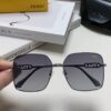 6931fca53a89a121ed54d15c Fendi 2024 New Large Round Oversized Metal Sunglasses for Women, Slimming Polarized UV Protection Sun Glasses