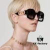 6931fca63a89a121ed54d164 FENDI Acetate O'Lock Sunglasses with Gold-Tone Metal Temples Featuring Oversized O'Lock Logo
