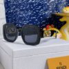 6931fca63a89a121ed54d165 FENDI Acetate O'Lock Sunglasses with Gold-Tone Metal Temples Featuring Oversized O'Lock Logo