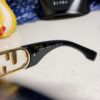 6931fca63a89a121ed54d16b FENDI Acetate O'Lock Sunglasses with Gold-Tone Metal Temples Featuring Oversized O'Lock Logo