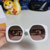 FENDI Acetate O'Lock Sunglasses with Gold-Tone Metal Temples Featuring Oversized O'Lock Logo