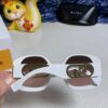 FENDI Acetate O'Lock Sunglasses with Gold-Tone Metal Temples Featuring Oversized O'Lock Logo
