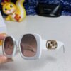 FENDI Acetate O'Lock Sunglasses with Gold-Tone Metal Temples Featuring Oversized O'Lock Logo