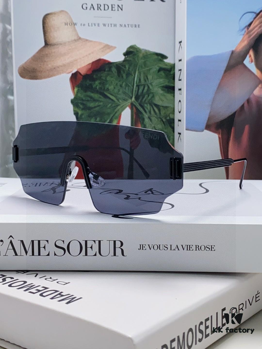6931fcad3a89a121ed54d1b9 FENDI 2025 New Arrival Men's Sunglasses Fashionable and Comfortable Mask-Style Windproof Sun Glasses One-Piece Frameless Ocean Lens Unisex Oversized Sunglasses European and American Style Trendy Windproof Eyewear