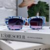 6931fcb03a89a121ed54d1c6 FENDI 2025 New Square Sunglasses, Stylish Hip-Hop Inspired UV Protection Shades, Trendy Alphabet Design for Street Photography, Fashionable Instagrammable Unisex Sunglasses