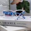 6931fcb03a89a121ed54d1c7 FENDI 2025 New Square Sunglasses, Stylish Hip-Hop Inspired UV Protection Shades, Trendy Alphabet Design for Street Photography, Fashionable Instagrammable Unisex Sunglasses