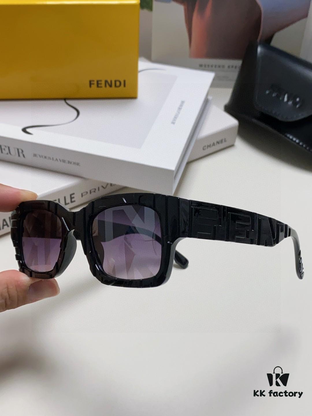 6931fcb13a89a121ed54d1d5 FENDI 2025 New Square Sunglasses, Stylish Hip-Hop Inspired UV-Protective Shades, Popular with Influencers and Streetwear Enthusiasts