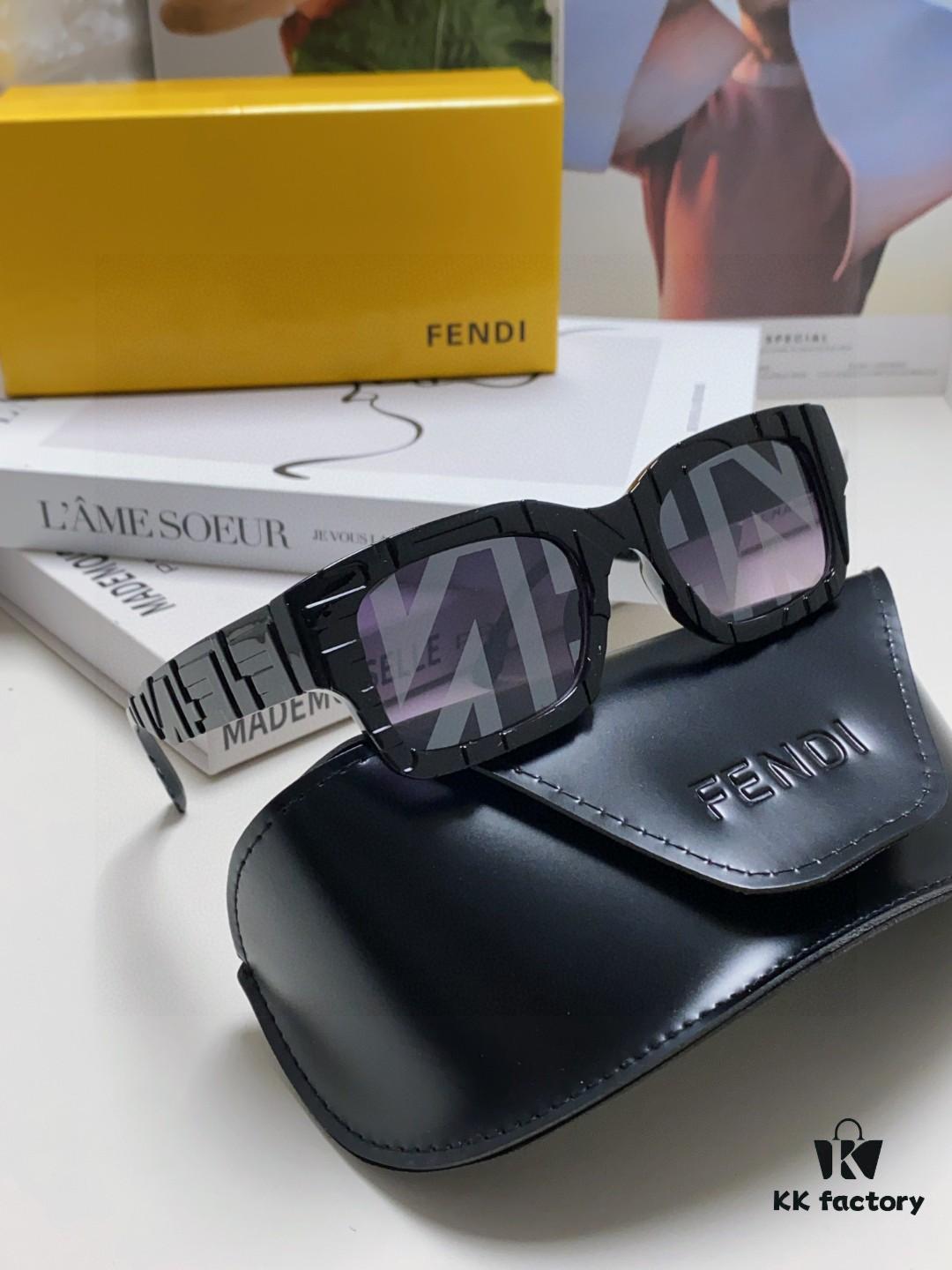 6931fcb13a89a121ed54d1d7 FENDI 2025 New Square Sunglasses, Stylish Hip-Hop Inspired UV-Protective Shades, Popular with Influencers and Streetwear Enthusiasts
