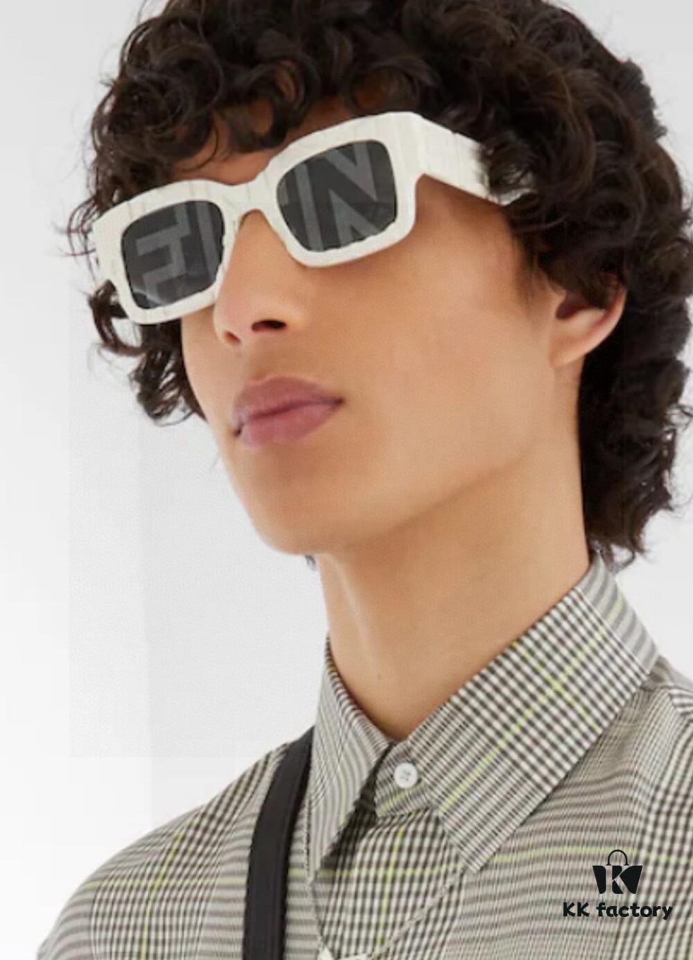 6931fcb23a89a121ed54d1da FENDI 2025 New Square Sunglasses, Stylish Hip-Hop Inspired UV-Protective Shades, Trendy Letter-Embellished Streetwear Sunglasses for Men and Women