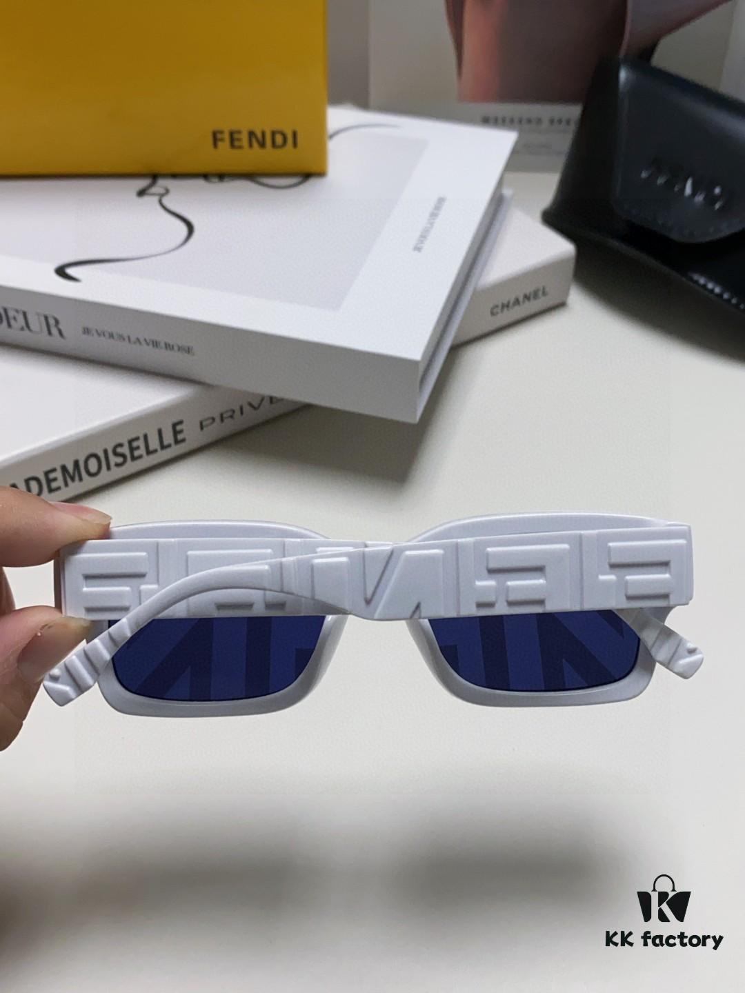 6931fcb23a89a121ed54d1e0 FENDI 2025 New Square Sunglasses, Stylish Hip-Hop Inspired UV-Protective Shades, Trendy Letter-Embellished Streetwear Sunglasses for Men and Women