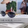 6931fcb33a89a121ed54d1e8 Fendi 2025 New Arrival Metal Frameless Oval Sunglasses for Women, Stylish and Unique UV-Protective Shades Unisex Sun Glasses