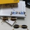 6931fcb33a89a121ed54d1f0 Fendi 2025 New Arrival Metal Frameless Oval Sunglasses for Women, Stylish and Unique UV-Protective Shades Unisex Sun Glasses