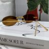 6931fcb43a89a121ed54d1f6 Fendi 2025 New Arrival Metal Frameless Oval Sunglasses for Women, Fashionable and Stylish Unisex UV-Protective Sun Glasses