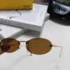 6931fcb43a89a121ed54d1f9 Fendi 2025 New Arrival Metal Frameless Oval Sunglasses for Women, Fashionable and Stylish Unisex UV-Protective Sun Glasses