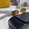 6931fcb43a89a121ed54d1fb Fendi 2025 New Arrival Metal Frameless Oval Sunglasses for Women, Fashionable and Stylish Unisex UV-Protective Sun Glasses