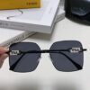 6931fcb53a89a121ed54d20e Fendi 2025 New Arrival Oversized Round Metal Sunglasses for Women, Flattering Large Frame Polarized UV Protection Sun Glasses