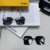 6931fcb63a89a121ed54d212 Fendi 2025 New Arrival Oversized Round Metal Sunglasses for Women, Flattering Large Frame Polarized UV Protection Sun Glasses