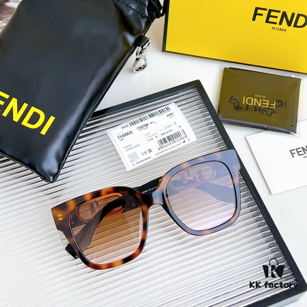 6931fcb73a89a121ed54d220 125 Fendi High Version Mod: FE40063I Size: 52-21-145 Sunglasses