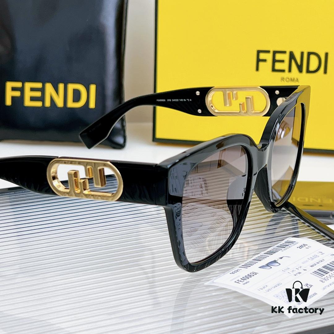 6931fcb73a89a121ed54d222 125 Fendi High Version Mod: FE40063I Size: 52-21-145 Sunglasses