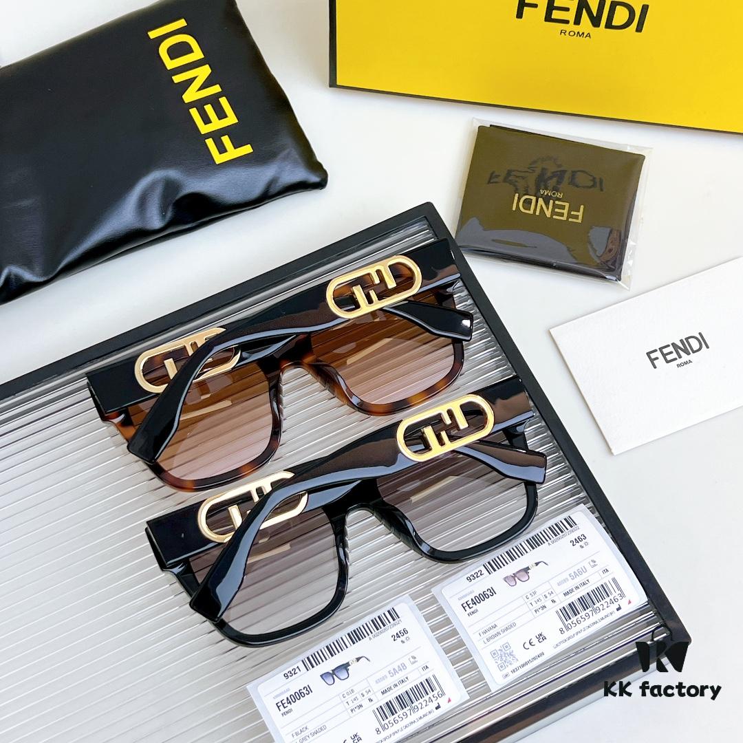 6931fcb73a89a121ed54d226 125 Fendi High Version Mod: FE40063I Size: 52-21-145 Sunglasses